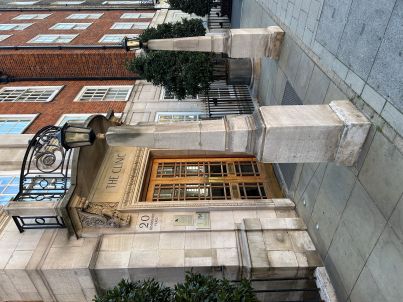 A 21st-century view of the London Clinic, where Hemingway recuperated in 1944