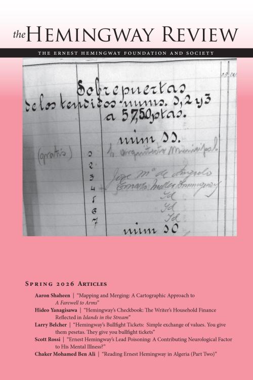Spring 2026 cover of The Hemingway Review